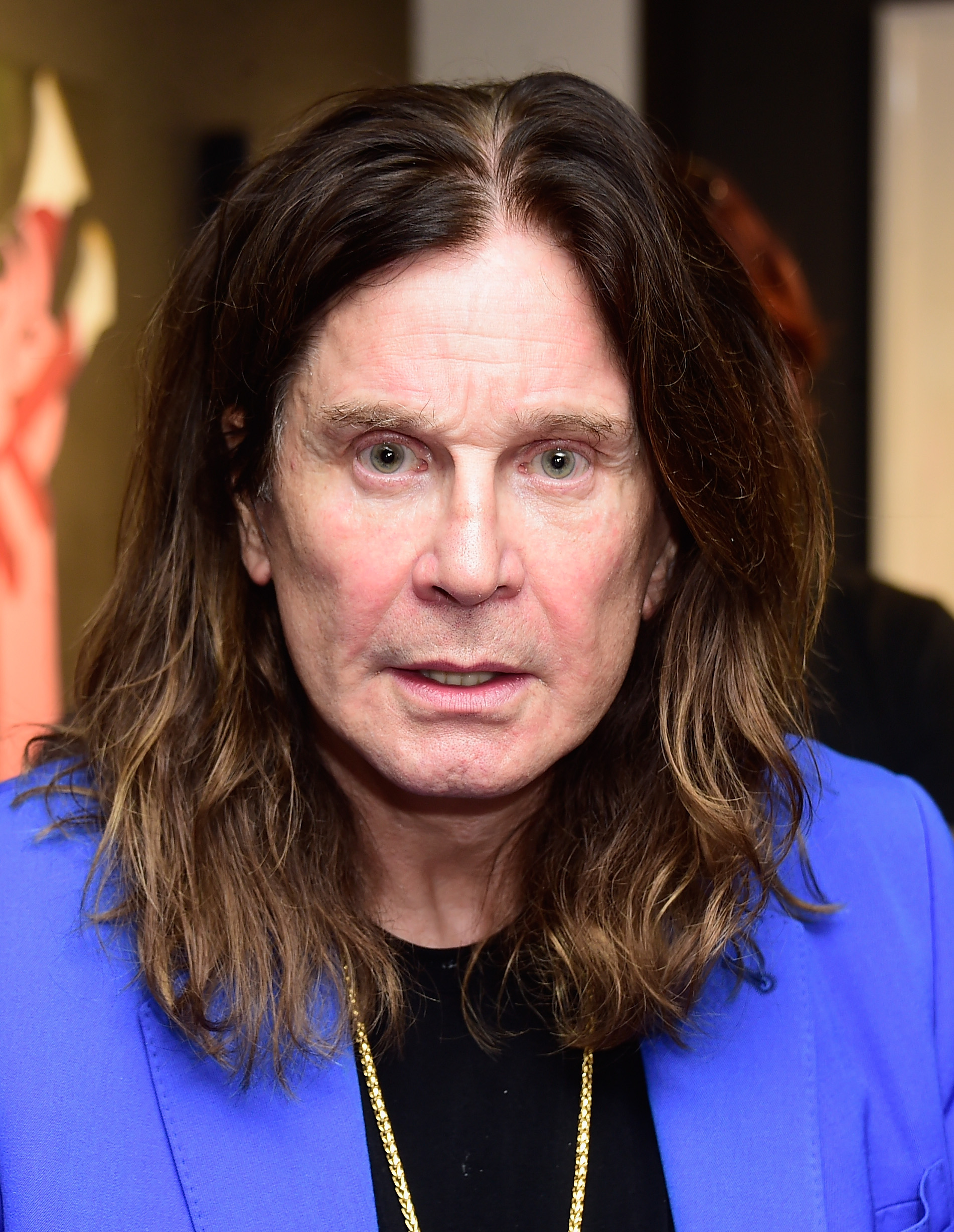 Ozzy Osbourne at the VIP opening reception for "Dis-Ease" on September 2, 2015 in Beverly Hills, California. | Source: Getty Images