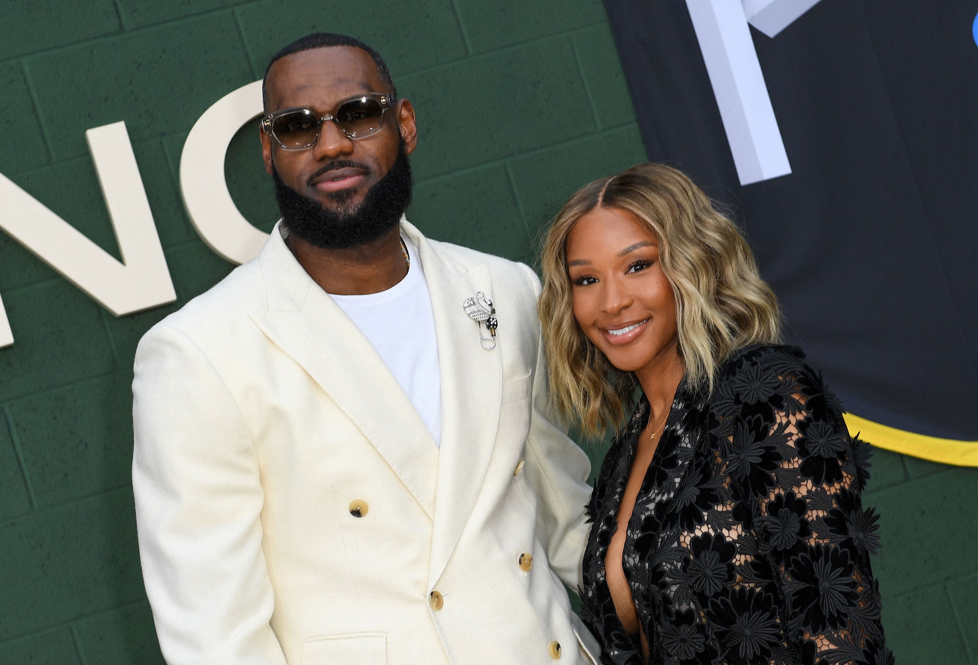 LeBron and Savannah James at the Los Angeles premiere of "Shooting Stars" at the Regency Village Theater, in Westwood, California, on May 31, 2023 | Source: Getty Images