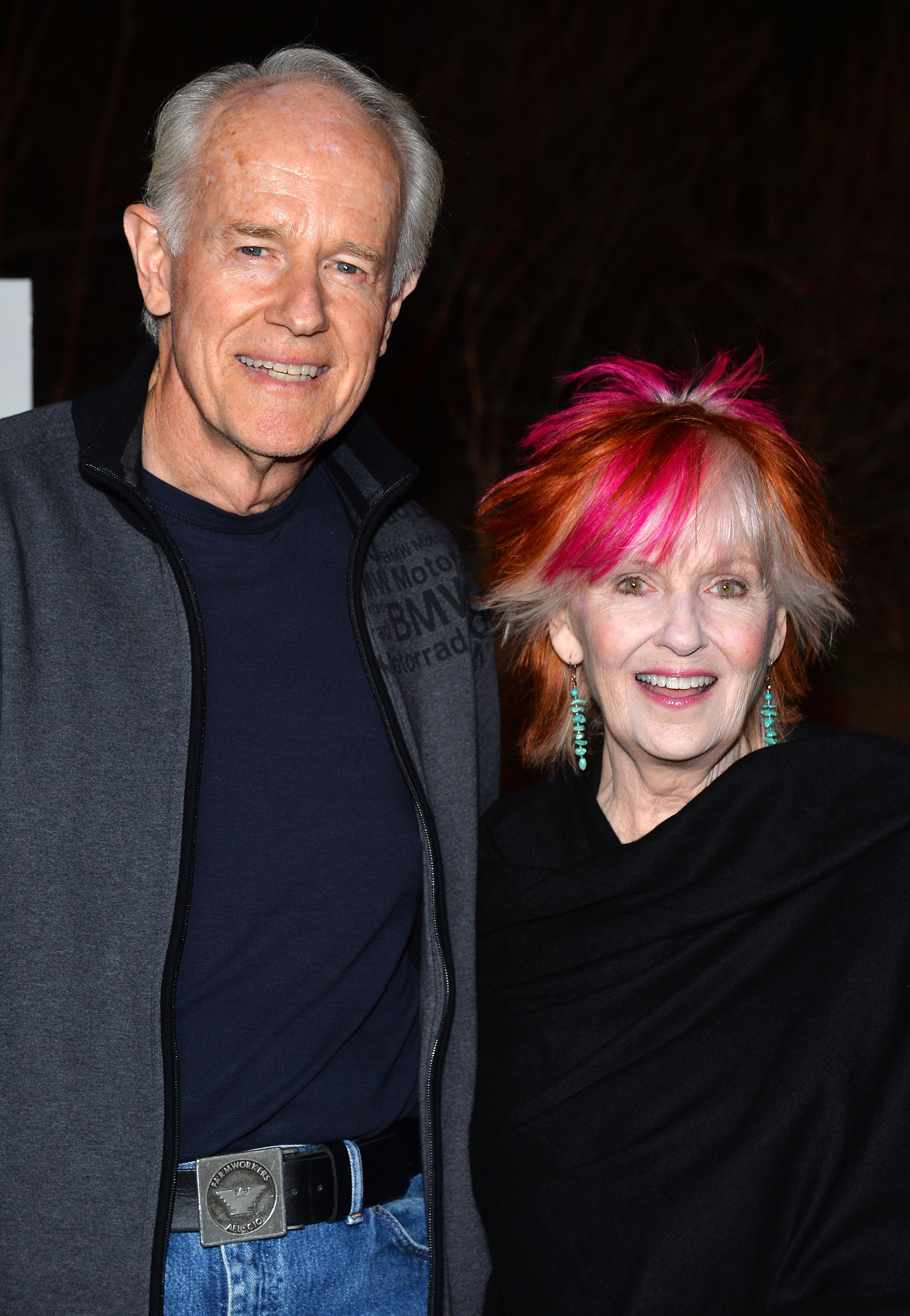 Mike Farrell and his wife, actress Shelley Fabares at Griffith Park on February 24, 2014 in Los Angeles, California | Source: Getty Images