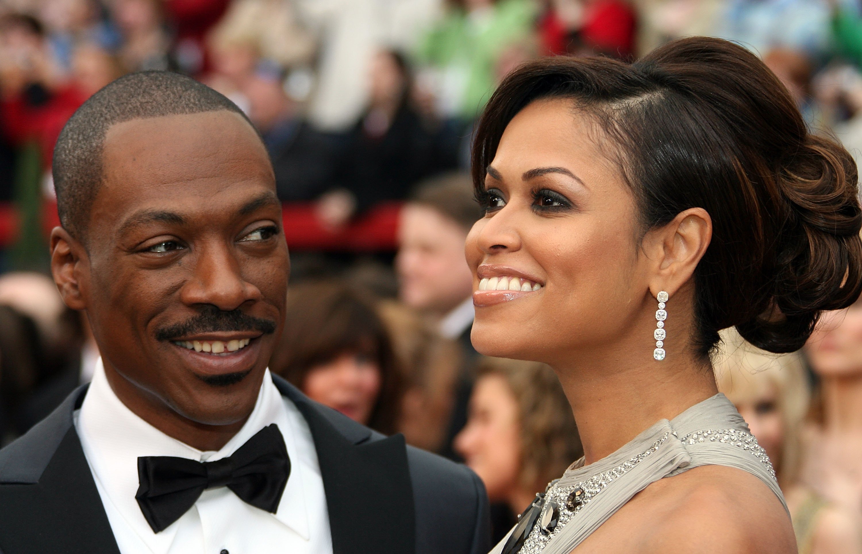 Actor Eddie Murphy and producer Tracey Edmonds attend the 79th Annual Academy Awards held at the Kodak Theatre on February 25, 2007 in Hollywood, California | Source: Getty Images