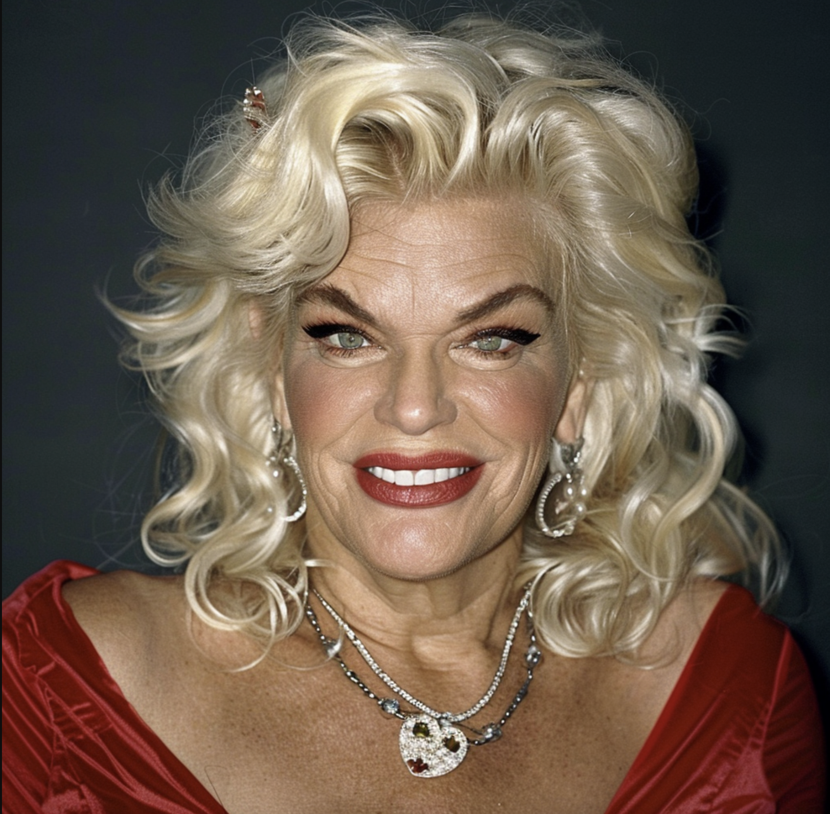 AI image of Anna Nicole Smith in old age | Source: Midjourney