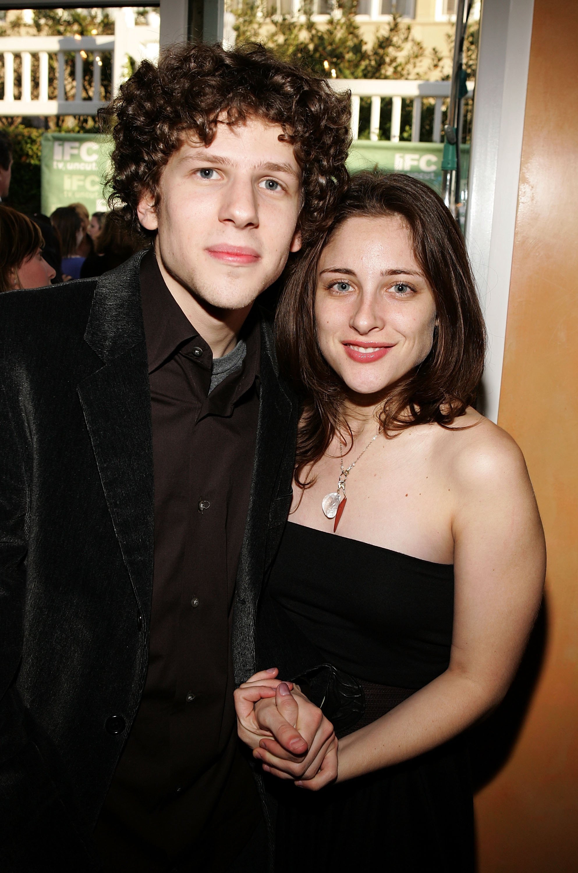 Jesse Eisenberg and Anna Strout during the IFC's Independent Spirit Awards After Party held at Shutters Hotel, on March 4, 2005 in Santa Monica, California. | Source: Getty Images