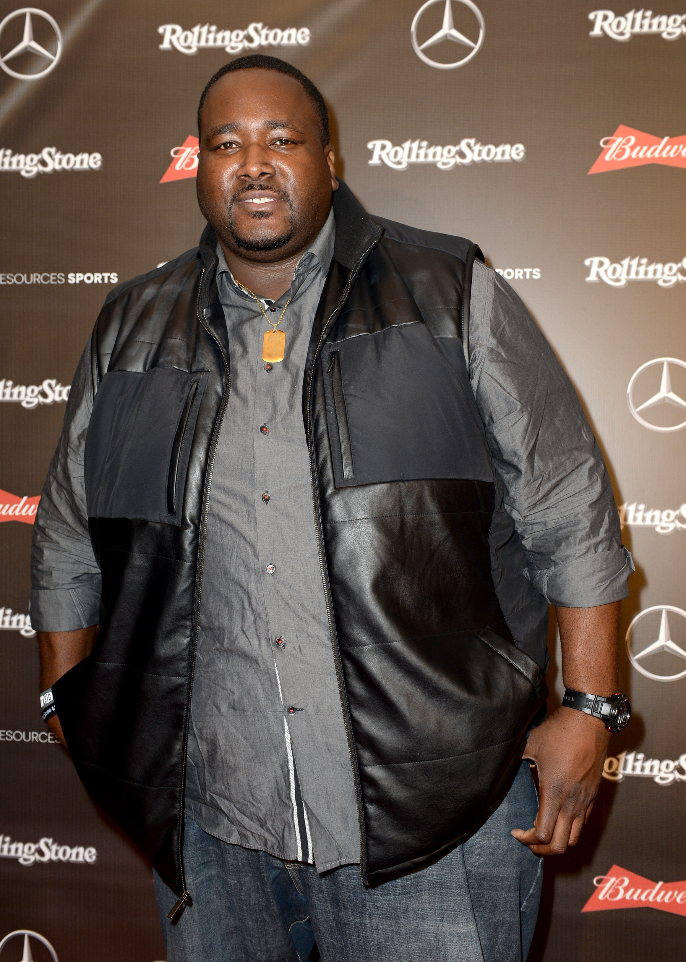 Quinton Aaron attends Rolling Stone Live: Houston, presented by Budweiser and Mercedes-Benz, in Houston, Texas, on February 4, 2017 | Source: Getty Images