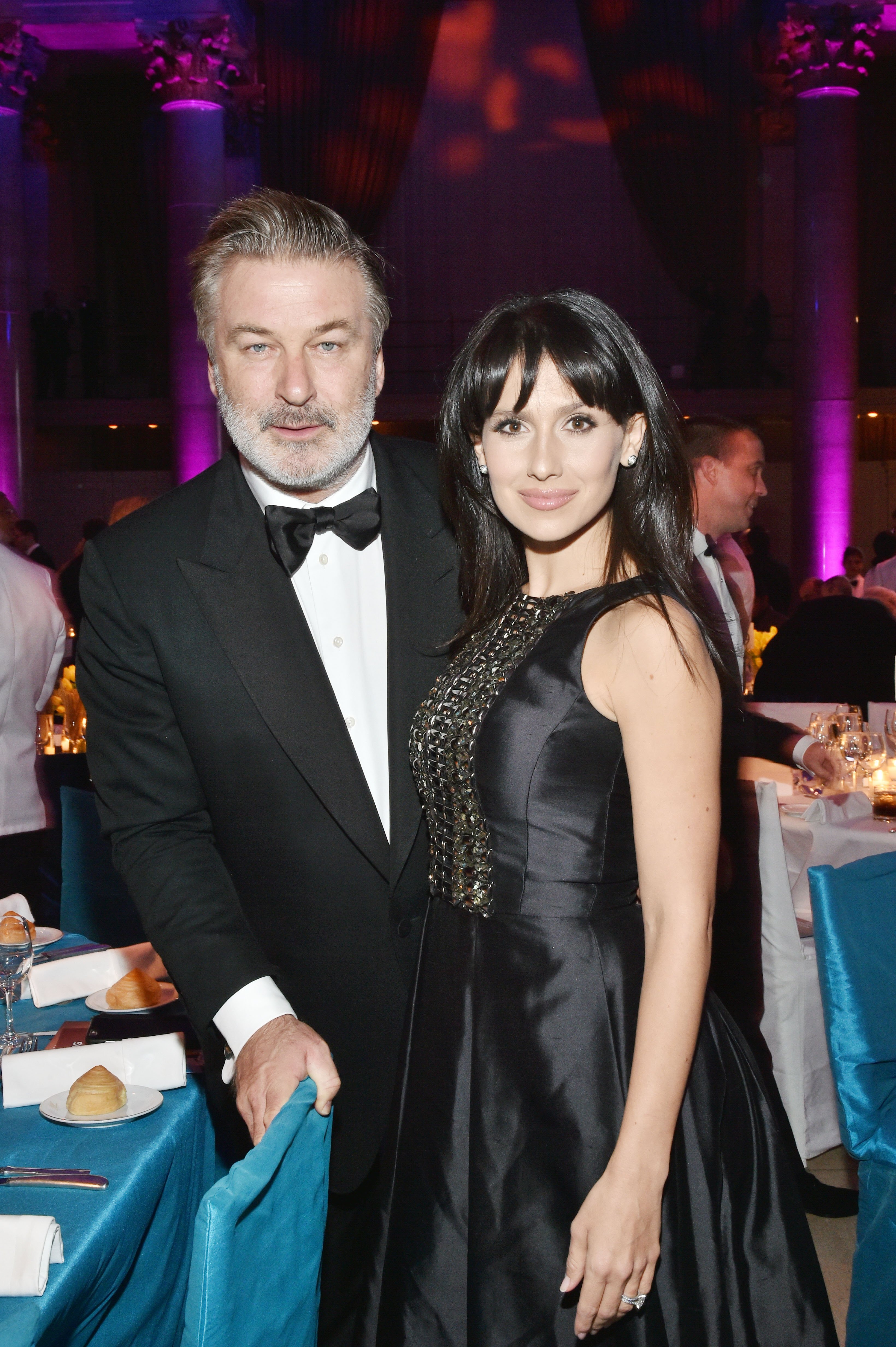 Alec Baldwin (L) and Hilaria Baldwin (R) attend Elton John AIDS Foundation's 14th Annual An Enduring Vision Benefit at Cipriani Wall Street on November 2, 2015, in New York City. | Source: Getty Images.
