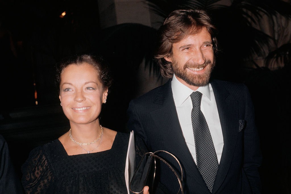 Romy Schneider et Daniel Biasini  en 1980. l Source : Getty Images
