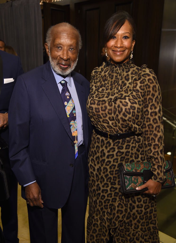 Clarence Avant  and Nicole Avant attend the Pre-GRAMMY Gala on February 9, 2019 in Beverly Hills, California | Photo: Getty Images 