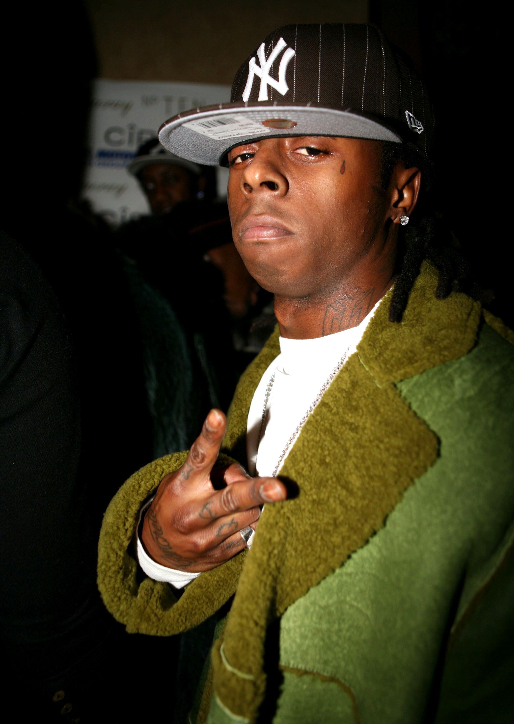 Lil Wayne photographed during the Universal Motown Holiday Party on December 13, 2005, in New York. | Source: Getty Images