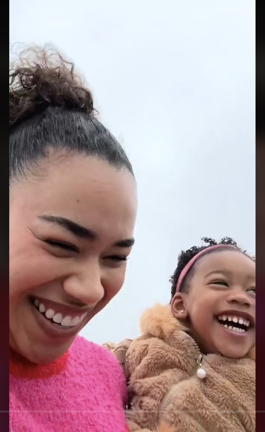 Amber Henry and her daughter Ivy Jai, as seen in a post dated February 12, 2024 | Source: TikTok/amberhenryy