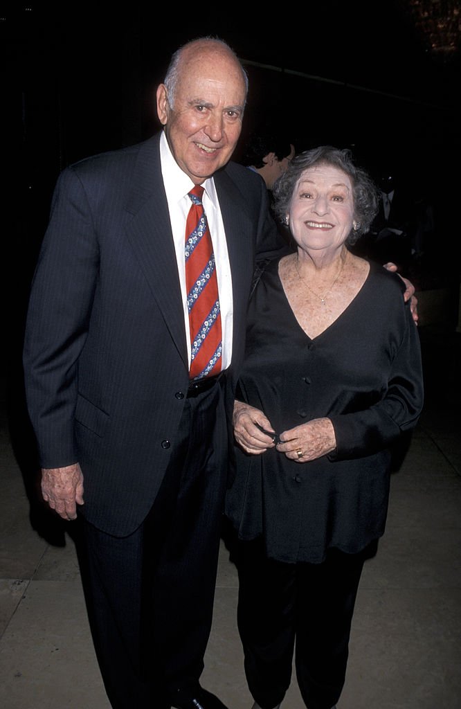 Carl Reiner and Estelle Reiner during Spirit of Liberty Awards on October 20, 1999 | Photo; Getty Images