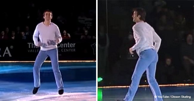 Handsome skater steals show with magnificent 'Footloose' routine