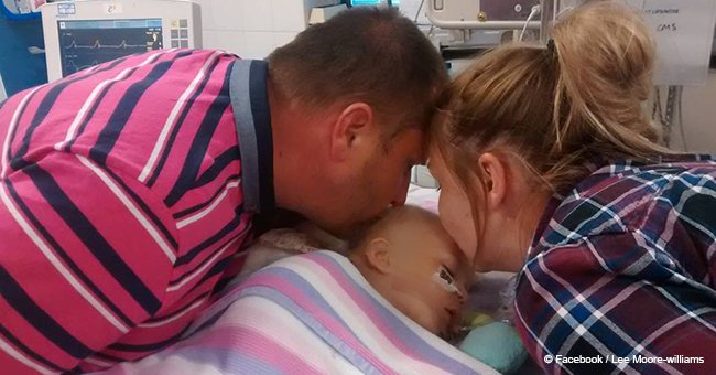 Doctors said baby would not survive, but she recovered after parents kissed her goodbye