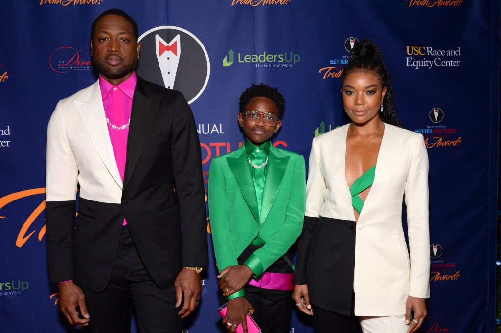 Dwyane Wade, Zaya Wade and Gabrielle Union attend the Better Brothers Los Angeles' 6th annual Truth Awards | Photo: Getty Images