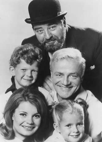 Publicity photo of cast of "Family Affair" cast with a 6-year-old Whitaker | Photo: Wikimedia Commons Images