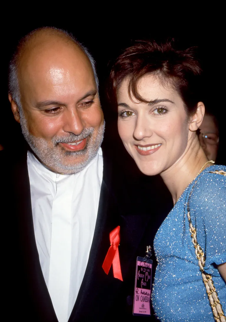  Céline Dion et  René Angelil, le 30 janvier 1995 au Shrine Auditorium de Los Angeles. | Source : Getty Images