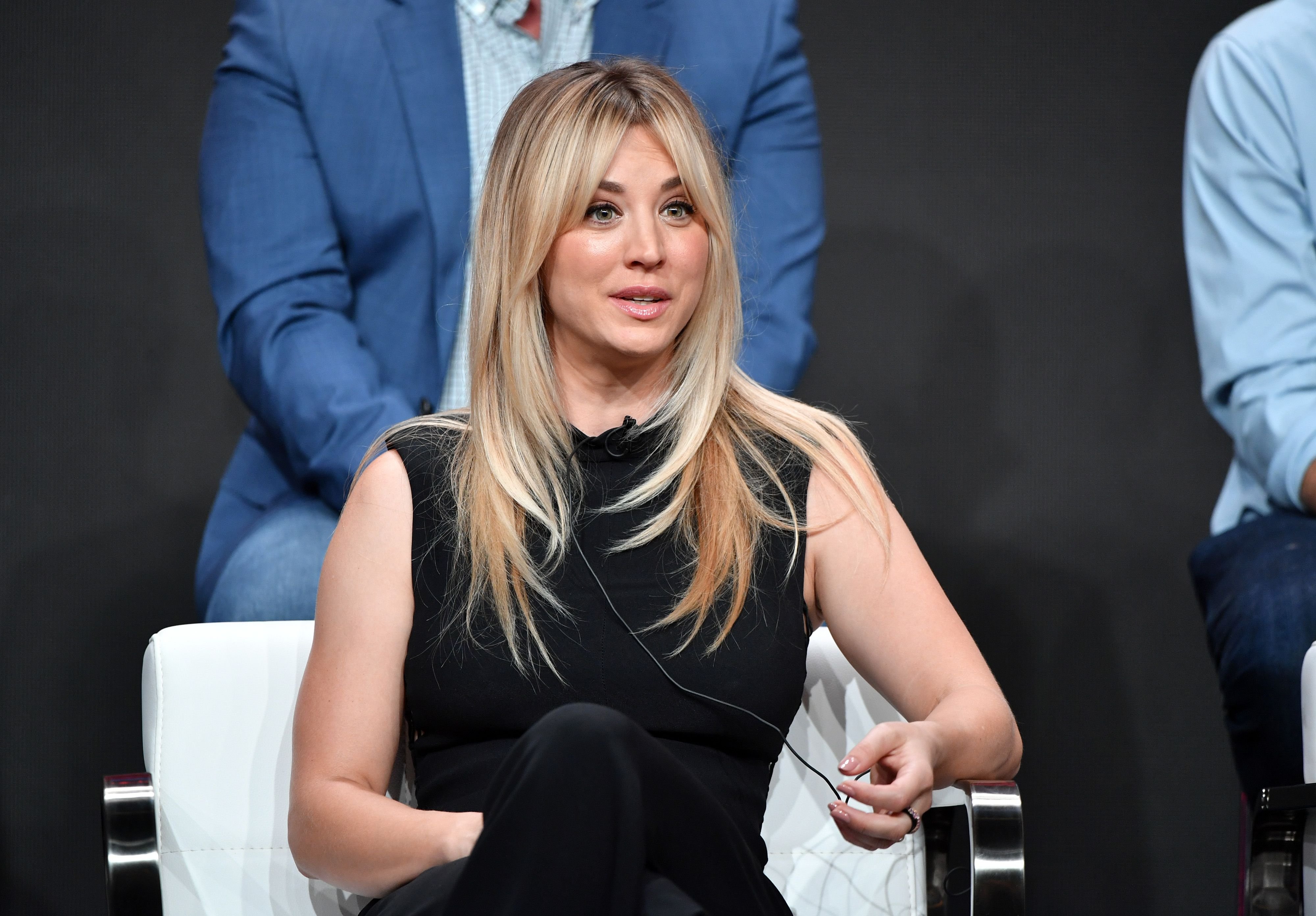 Kaley Cuoco at the DC Universe panel at the 2019 Summer TCA Press Tour on July 23, 2019 | Photo: Getty Images