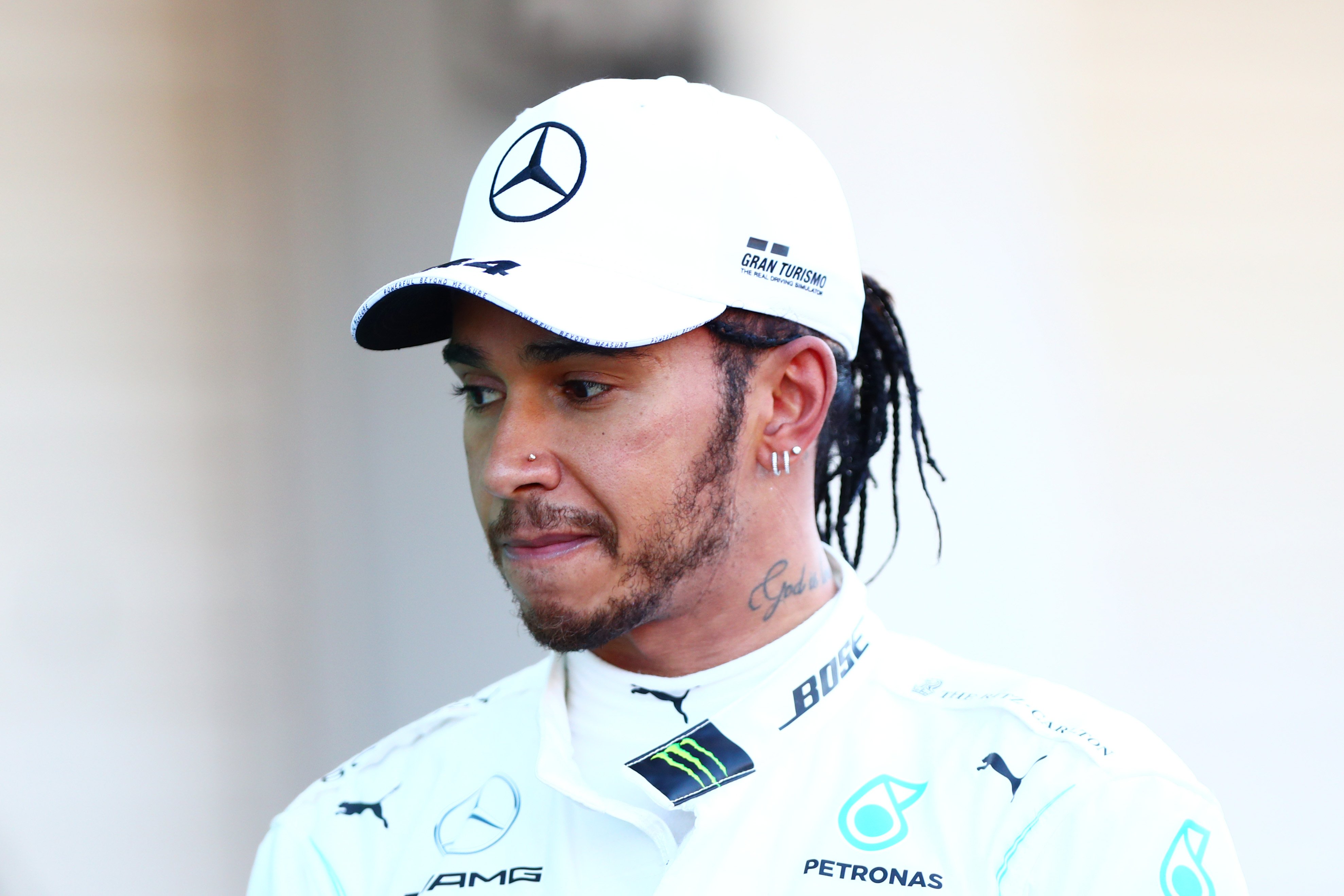 Lewis Hamilton of Great Britain and Mercedes GP looks dejected in parc ferme during the F1 Grand Prix of Japan at Suzuka Circuit on October 13, 2019 in Suzuka, Japan | Photo: Getty Images