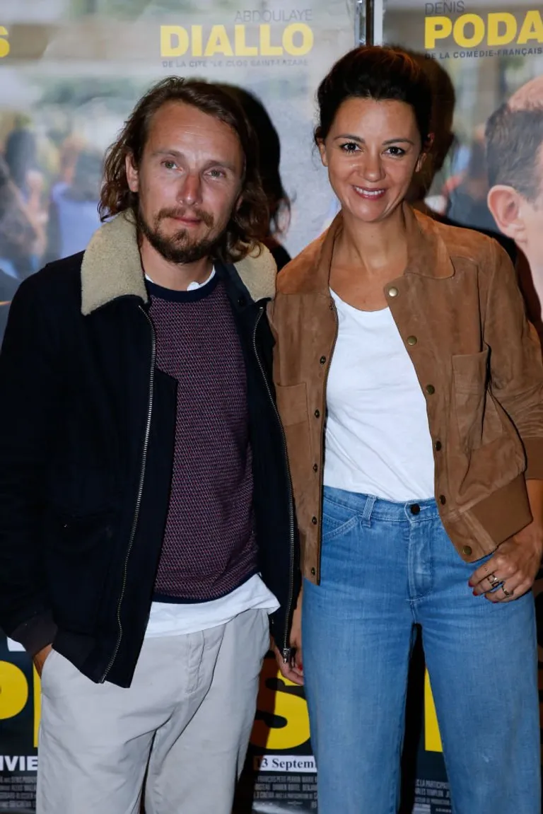 Le comédien Lorànt Deutsch et son épouse Marie-Julie Baup | source : Getty Images