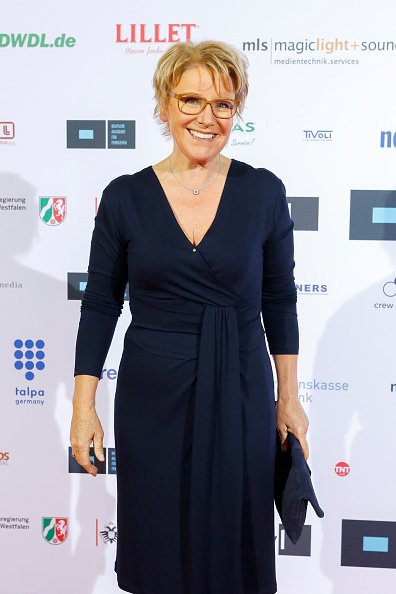 Mariele Millowitsch bei der Verleihung des Deutschen Fernsehpreises durch die Deutsche Akademie für Fernsehen im Museum Ludwig am 28. Oktober 2017 in Köln | Quelle: Getty Images