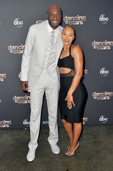 Lamar Odom and Sabrina Parr at CBS Televison City on October 07, 2019 | Photo: Getty Images