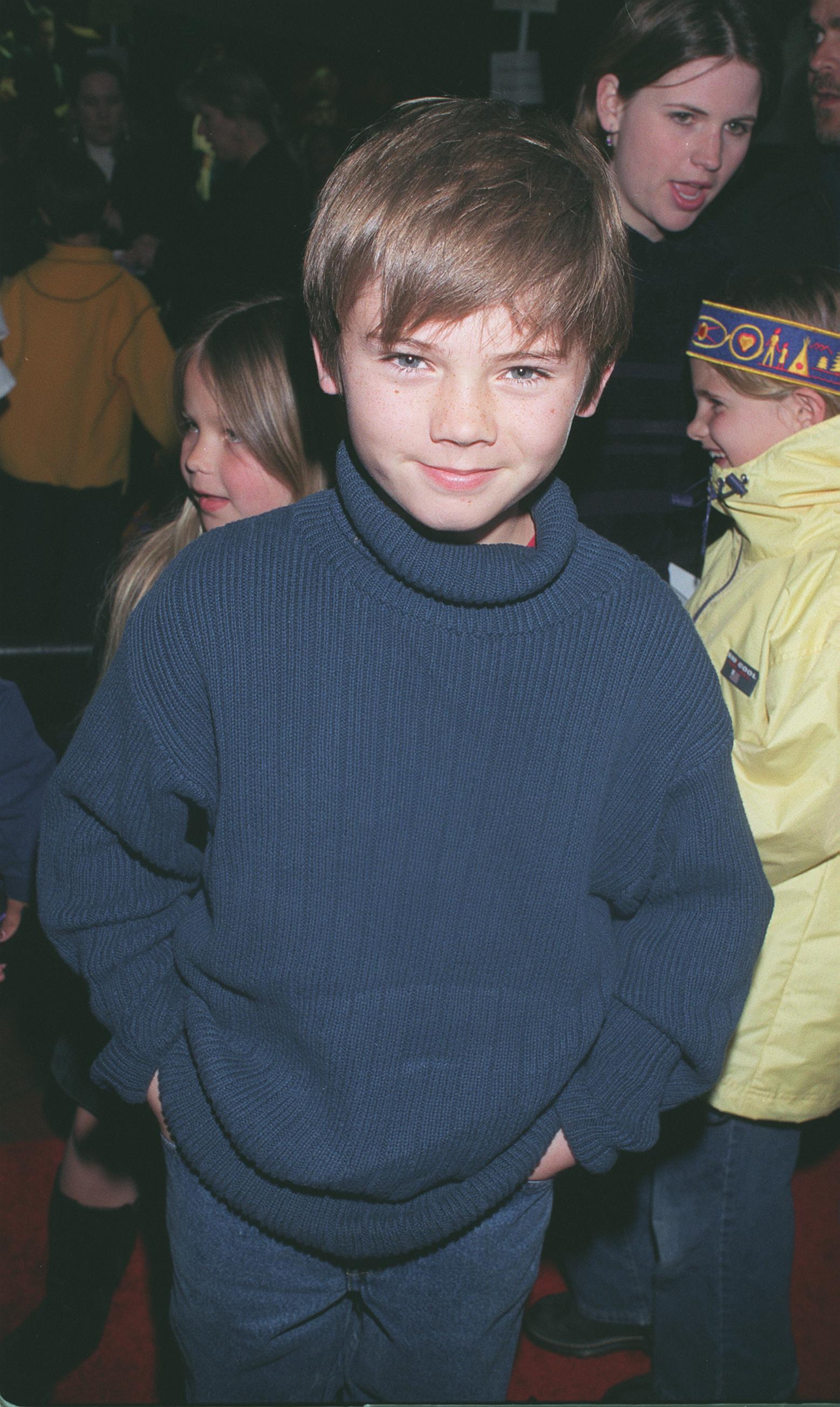 Jake Lloyd at the premiere of Rugrats in "Live Adventure" on March 26, 1999 in Universal City, California | Source: Getty images