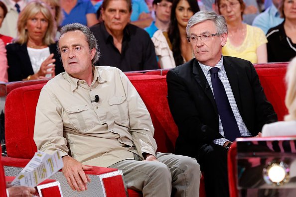 Fils de Michele Torr, Romain Vidal, assister à l'émission de télévision française 'Vivement Dimanche' au Pavillon Gabriel le 27 mai 2015 à Paris, France. | Photo : Getty Images