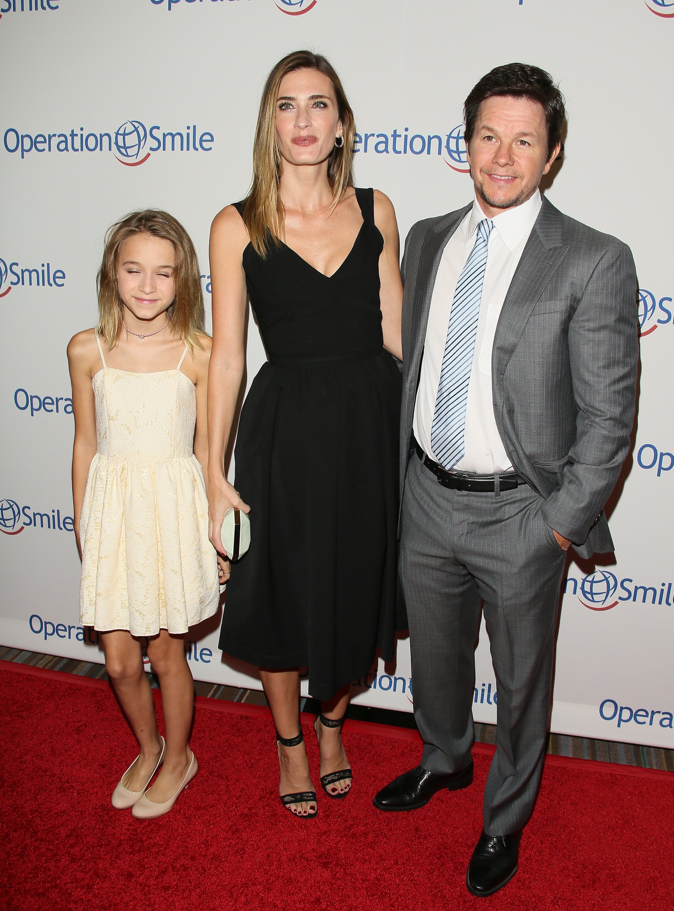 Ella Rae Wahlberg, Rhea Durham; Mark Wahlberg attend Operation Smile's 2015 Smile Gala event held at The Beverly Wilshire Four Seasons Hotel on October 2, 2015 in Beverly Hills, California. | Source: Getty Images