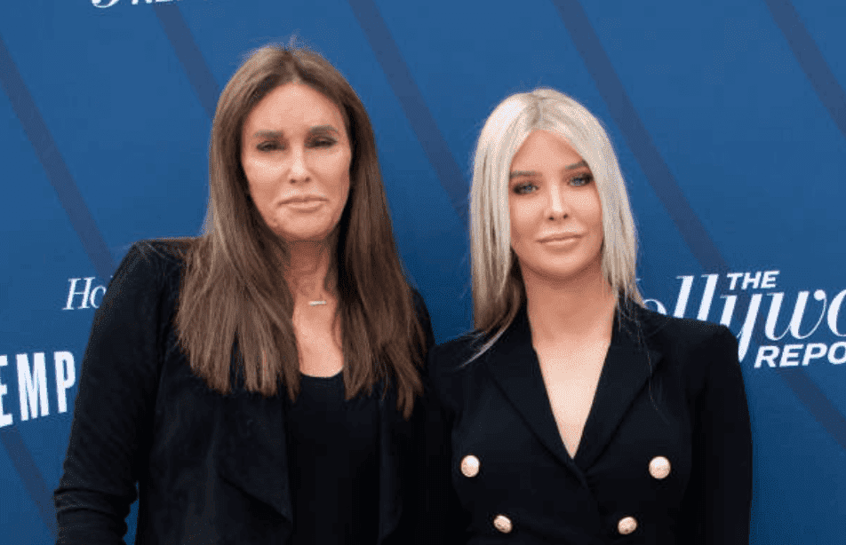 Sophia Hutchins and Caitlyn Jenner on the red carpet for The Hollywood Reporter's Empowerment In Entertainment Event 2019, on April 30, 2019, in Los Angeles | Source: VALERIE MACON/AFP via Getty Images