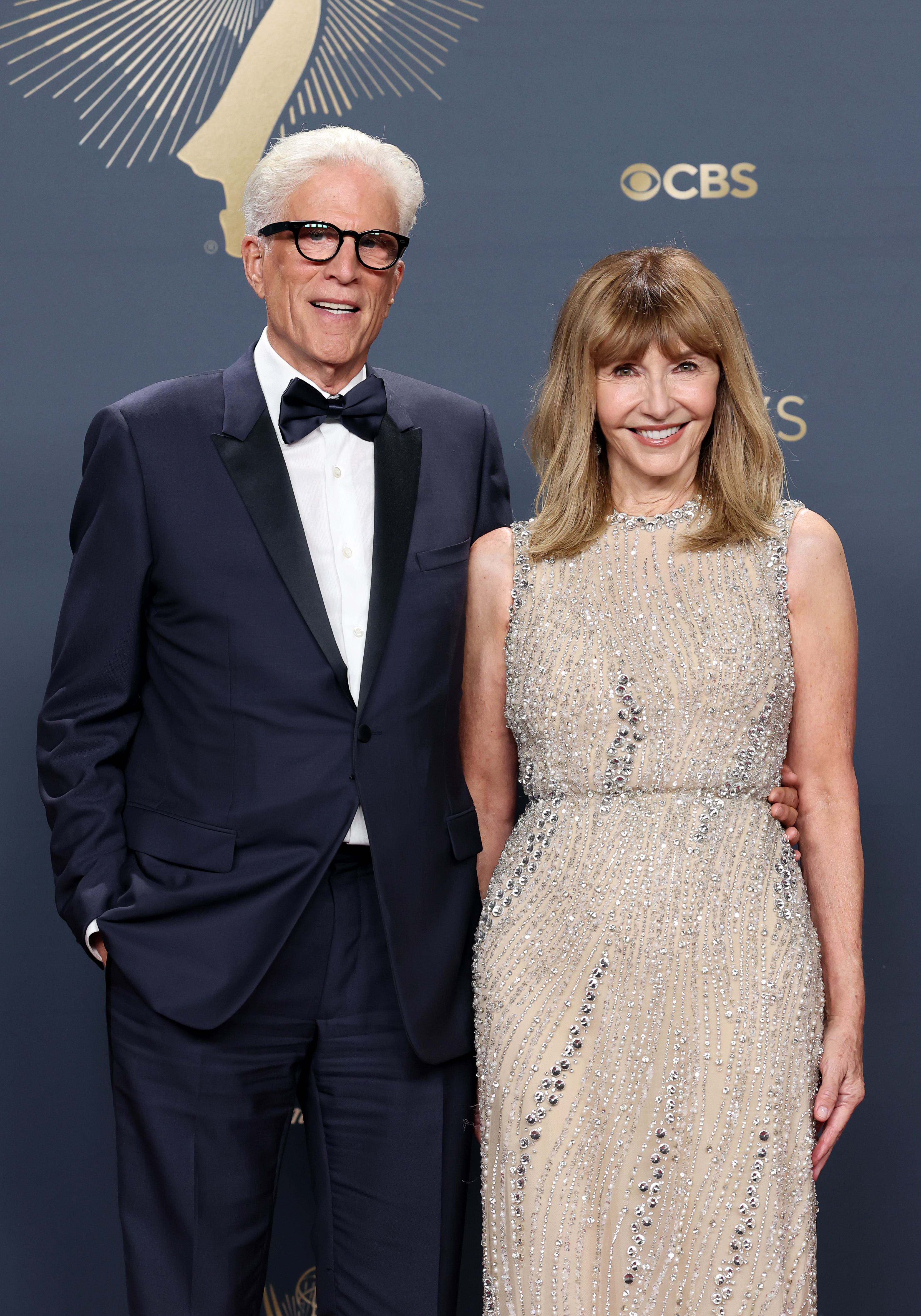 Ted Danson and Mary Steenburgen during the 77th Primetime Emmy Awards on September 14, 2025, in Los Angeles, California. | Source: Getty Images