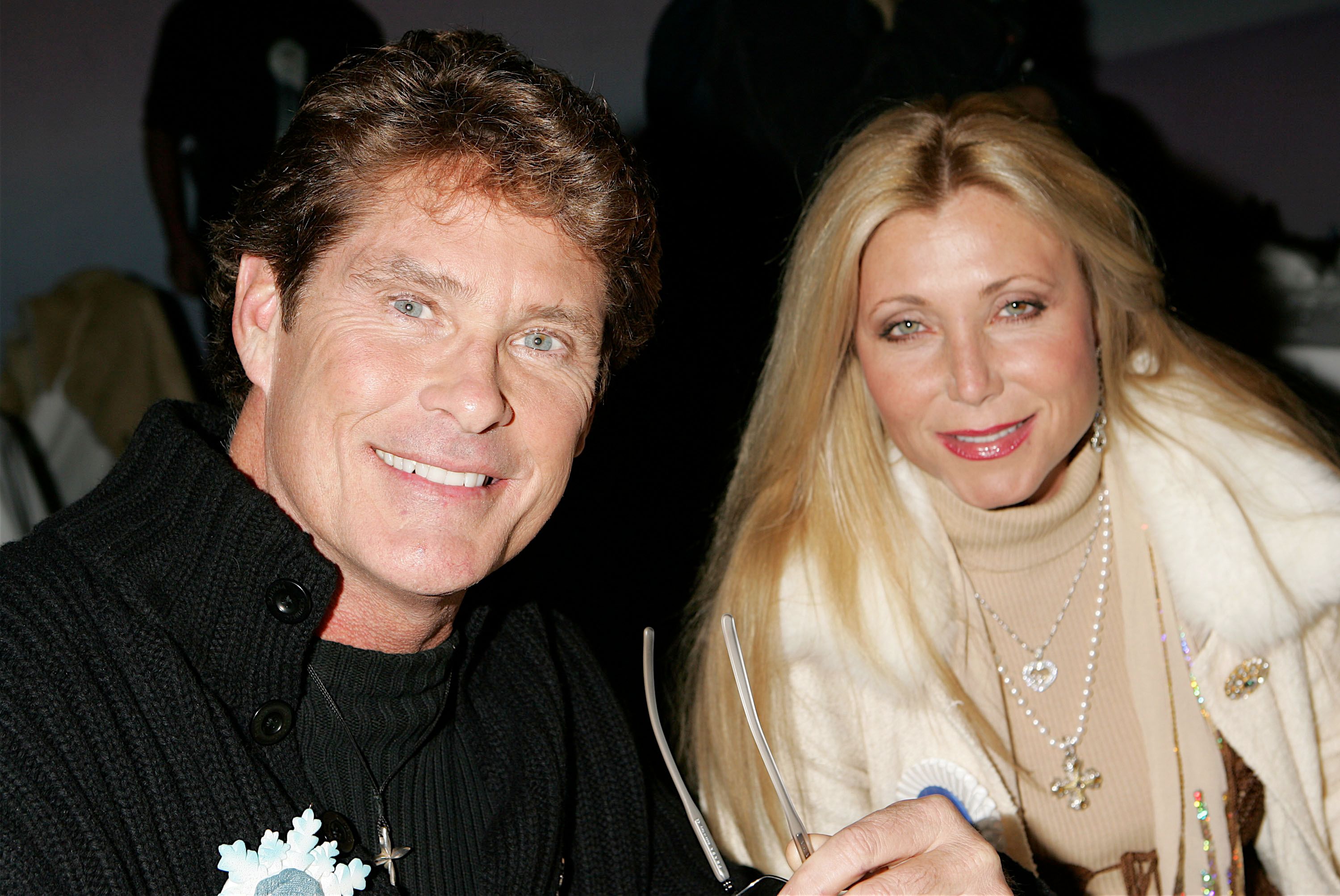 David Hasselhoff and Pamela Bach-Hasselhoff at the Hollywood Christmas Parade 2005 |  Source: Getty Images