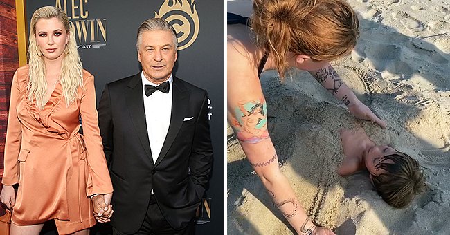 Ireland and Alec Baldwin at the Comedy Central Roast of Alec Baldwin on September 07, 2019, in Beverly Hills, California, and Ireland with Rafael Baldwin | Photos: Jesse Grant/Getty Images and instagram.com/irelandbasingerbaldwin   