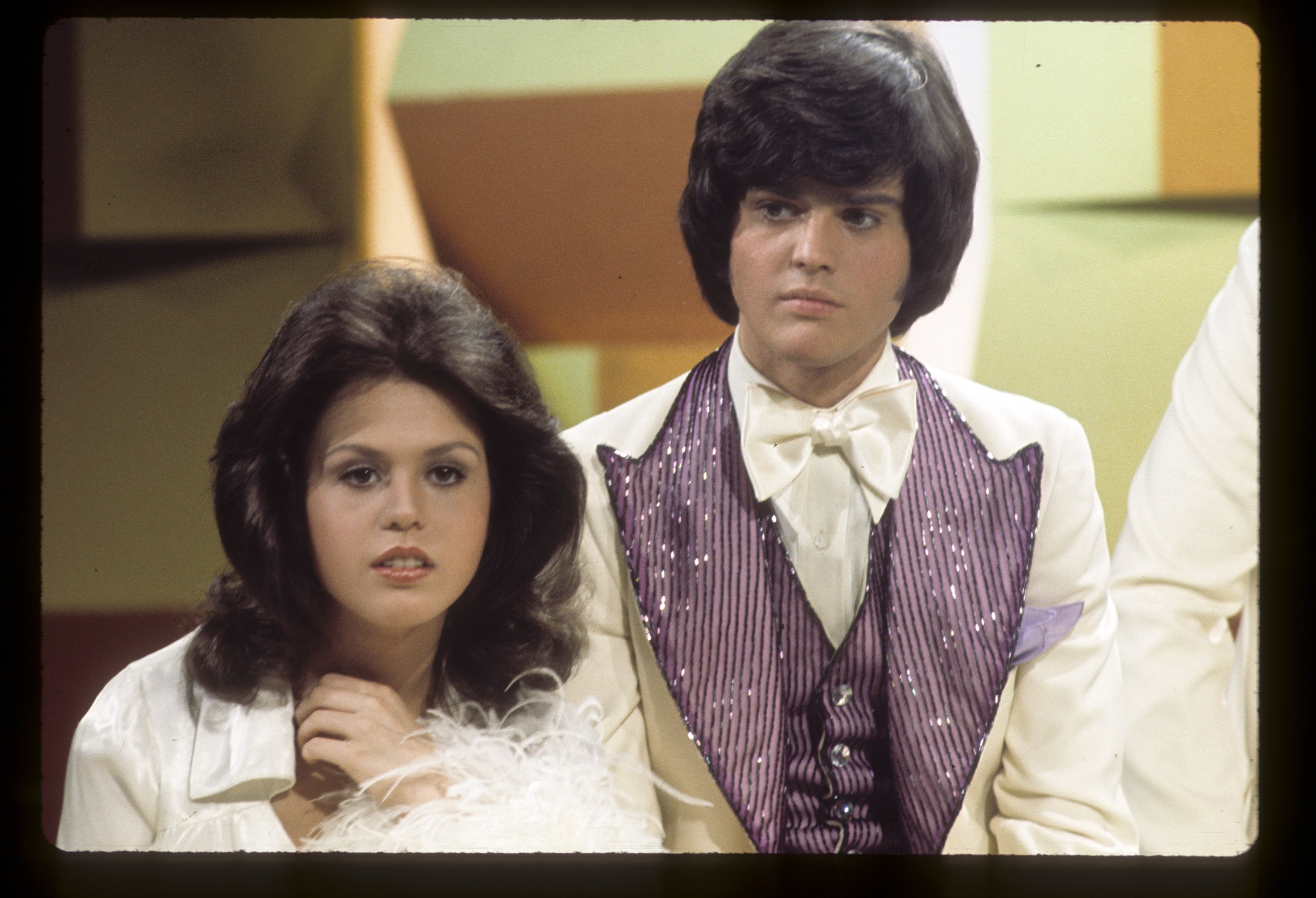 Marie and Donny Osmond photographed on "Marie and Donny" in 1975. | Source: Getty Images 