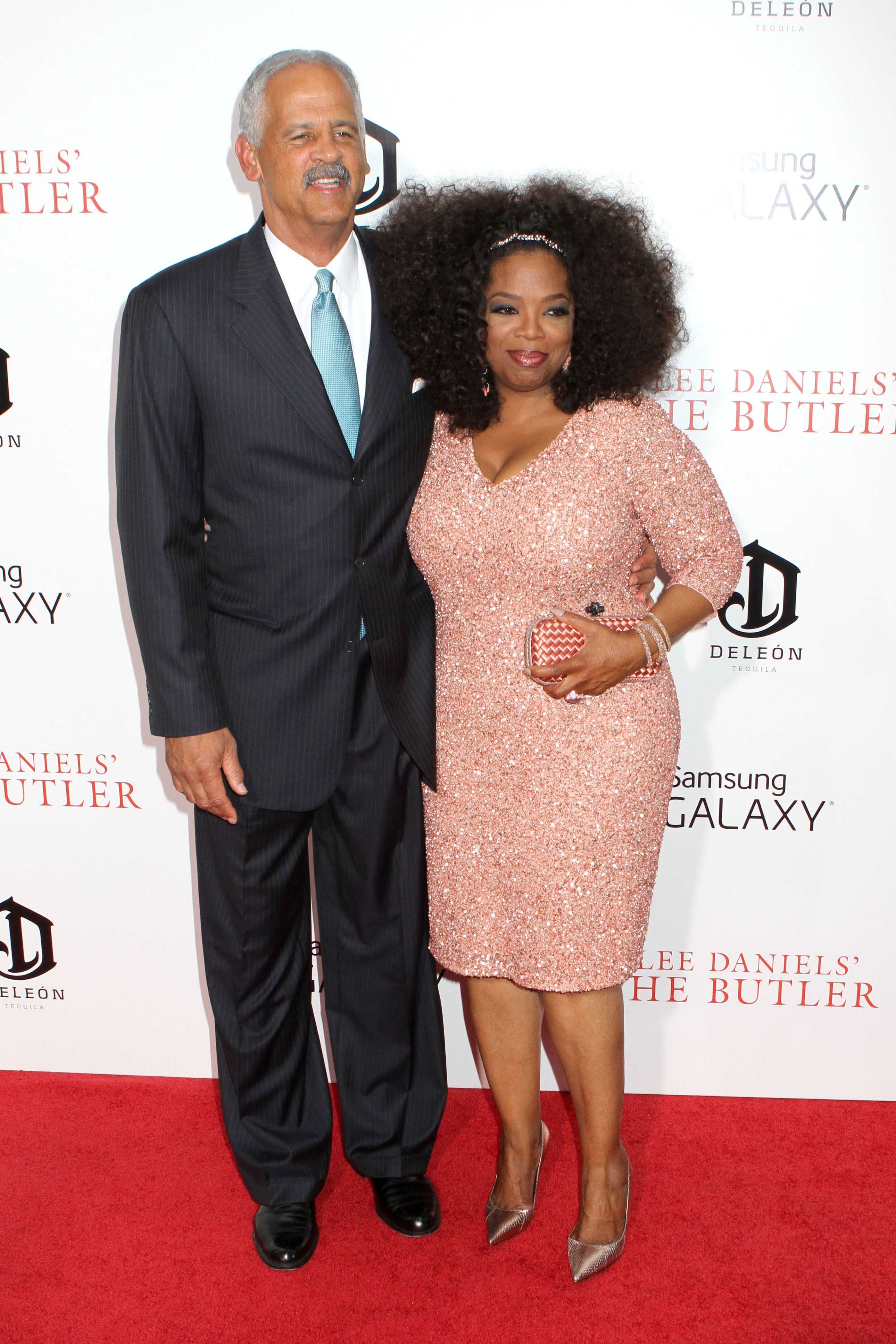 Stedman Graham and Oprah Winfrey attend the premiere of "The Butler" at the Ziegfeld Theatre. | Source: Shutterstock