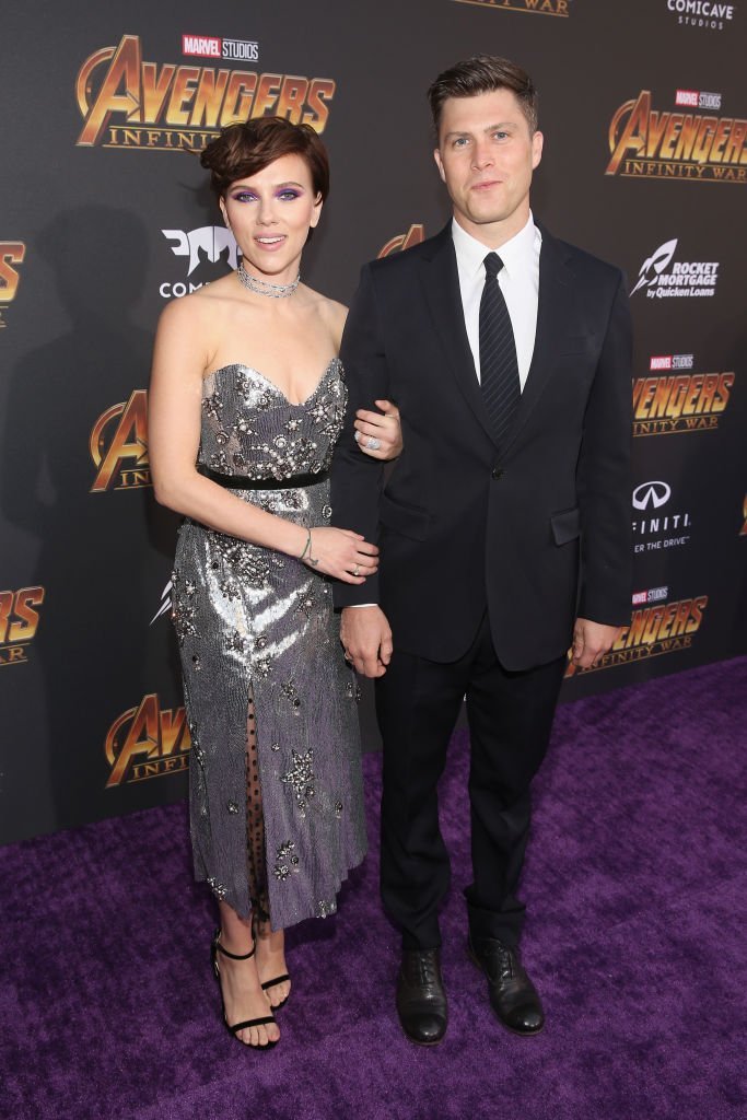 Scarlett Johansson and Colin Jost. I Image: Getty Images.