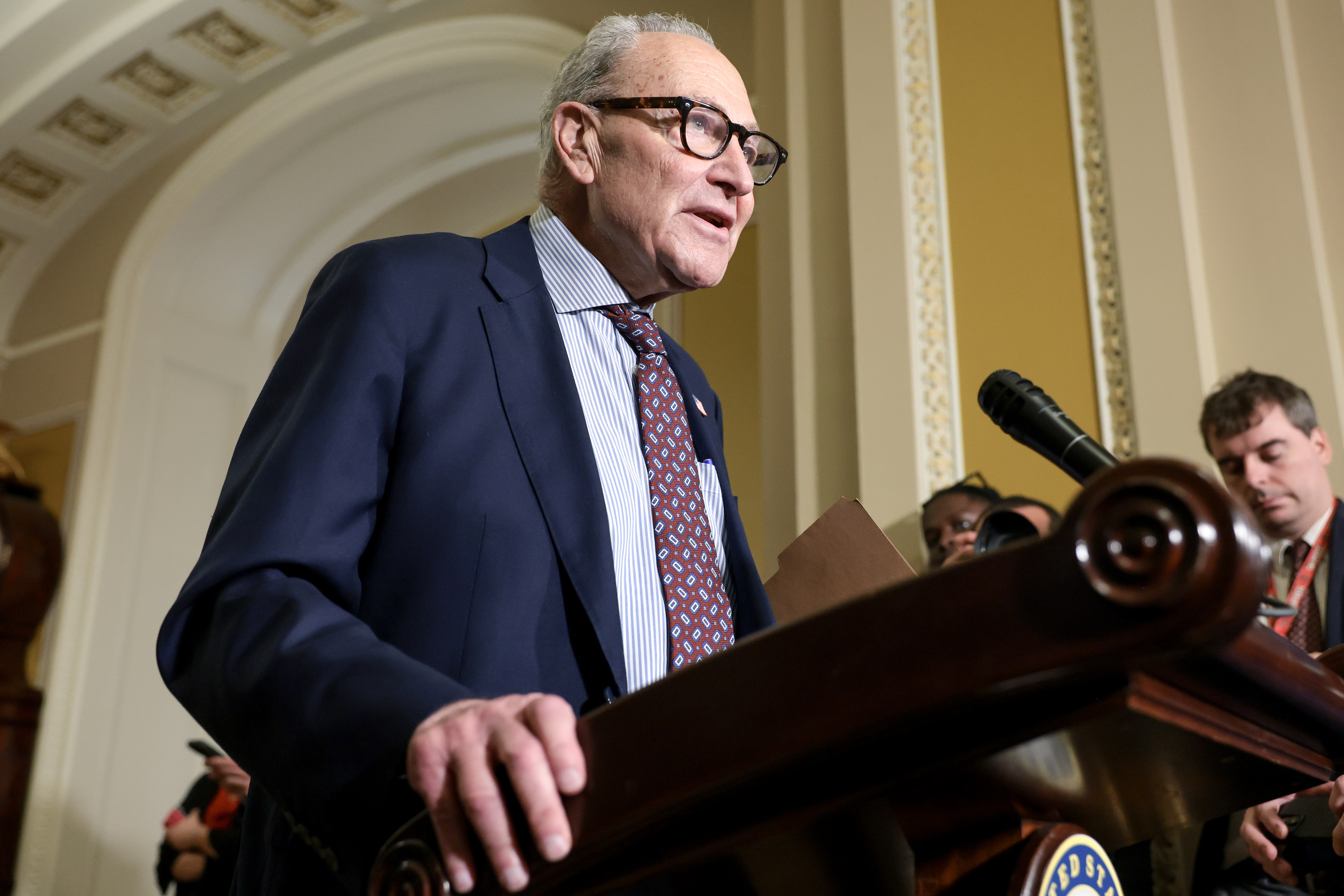 Senate Minority Leader Chuck Schumer demanded an immediate briefing on the alleged Iranian threat and the extraordinary measures used to get Trump out of Turkey. He called it "unacceptable that Congress was kept in the dark" and learned of the operation through news reports. | Source: Getty Images