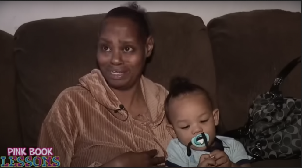 Patricia Pouncey and her grandson, Nathaniel | Source: Youtube.com/PinkBookLessons