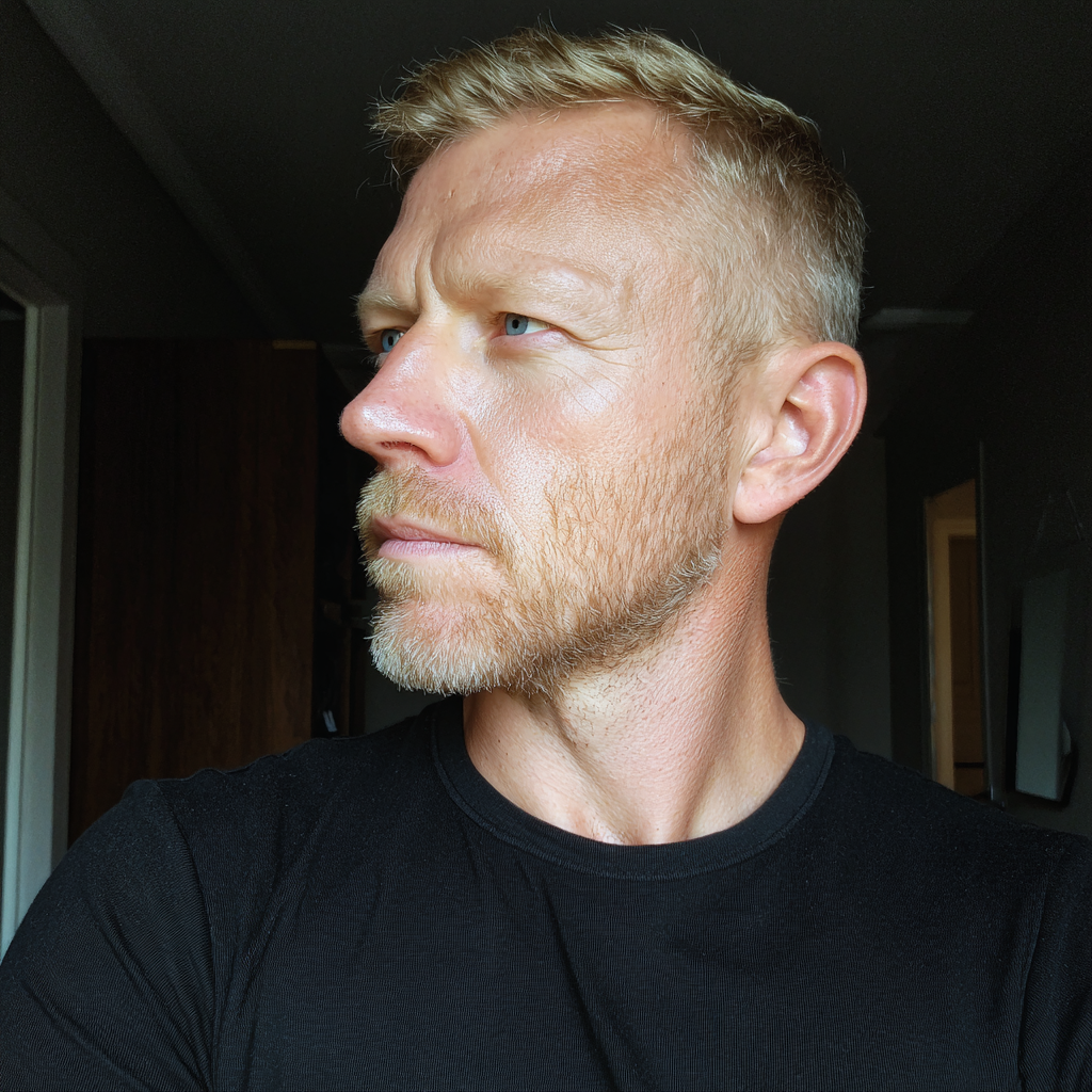 A man standing in a bedroom | Source: Midjourney