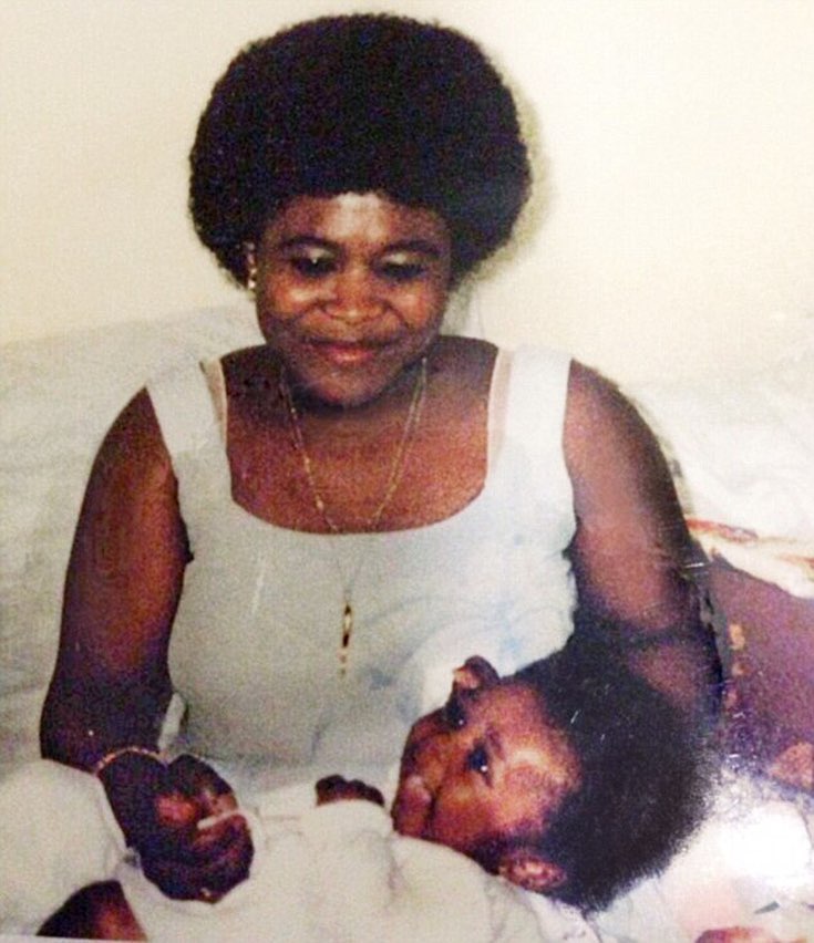 Throwback photo of Cynthia Erivo as a baby with her mother, Edith Erivo, from a post dated September 28, 2017 | Source: Instagram/cynthiaerivo