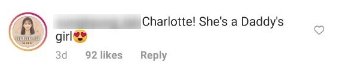 A screenshot of a fan's comment on the Duke and Duchess of Cambridge's post on instagram | Photo: instagram.com/kensingtonroyal/