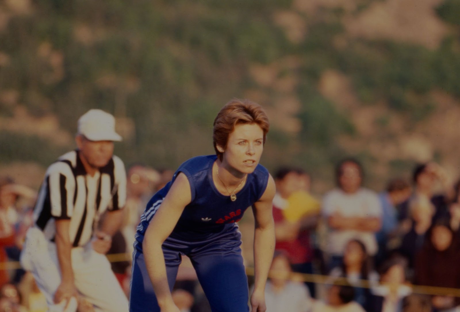 The actress shooting "Battle Of The Network Stars II," circa 1977. | Source: Getty Images