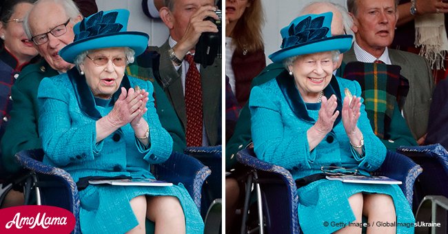 The Queen enjoyed a family day with her adult children at the Highland Games