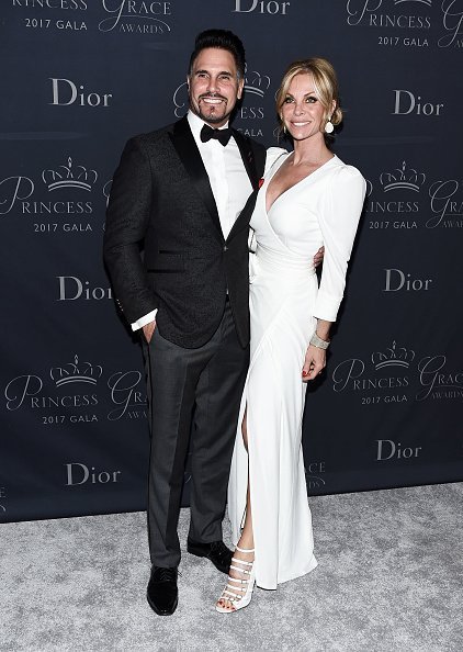 Don Diamont and actress Cindy Ambuehl arrive at the 2017 Princess Grace Awards Gala at The Beverly Hilton Hotel in Beverly Hills, California | Photo: Getty Images