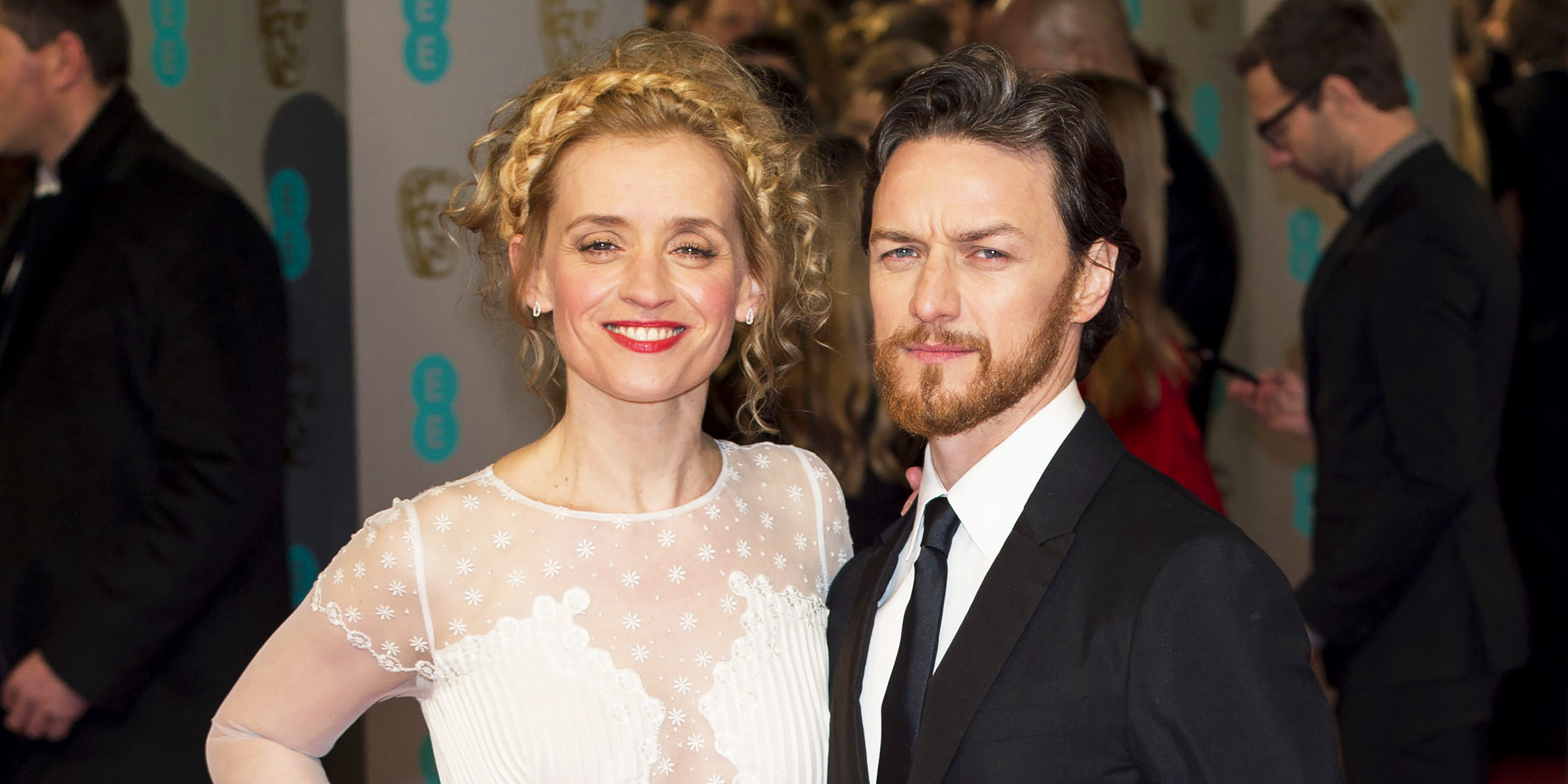 Anne-Marie Duff and James McAvoy | Source: Getty Images