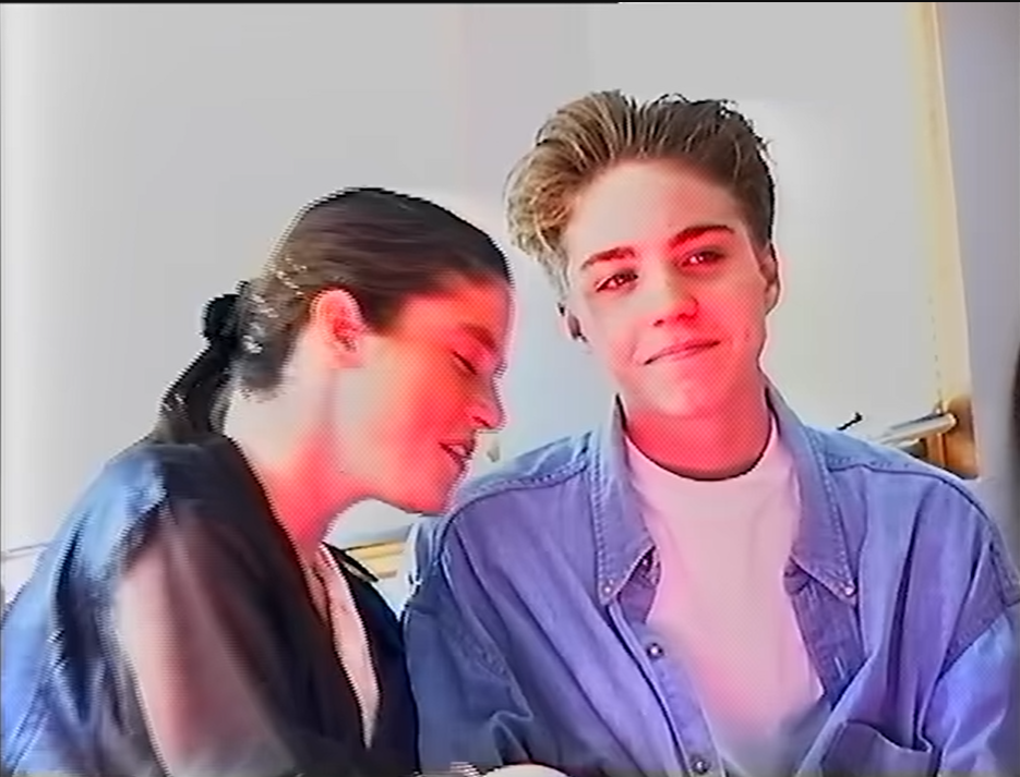 Soleil Moon Frye and Jonathan Brandis, from a video dated February 24, 2021 | Source: YouTube/@hulu