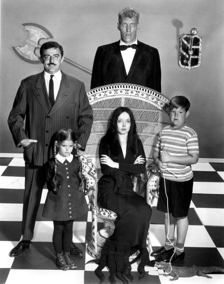 The main cast of "The Addams Family" | WikiMedia Commons
