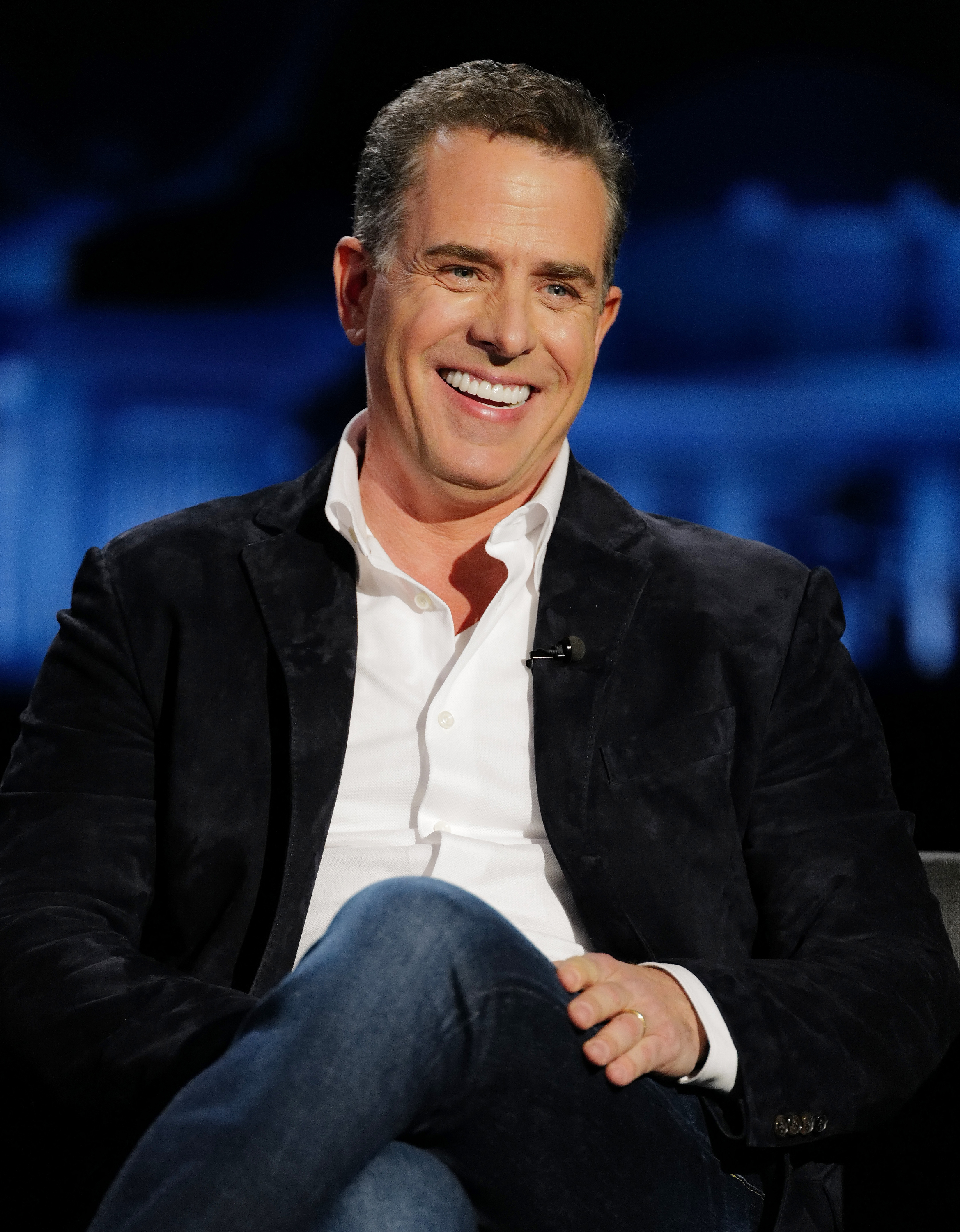 Hunter Biden as a guest on "Jimmy Kimmel Live!" on April 8, 2021. | Source: Getty Images