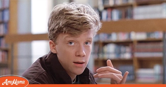 Pictured: An undated image of child star Anthony Michael Hall as Brian Johnson in the movie "The Breakfast Club" | Photo: @/YouTube/MovieClips