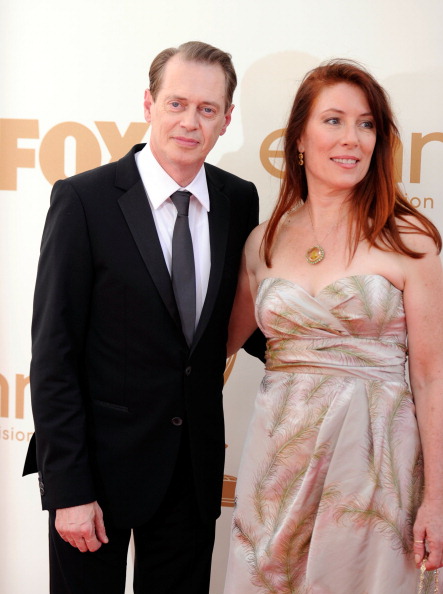 Steve Buscemi and Jo Andres attend the 63rd Annual Primetime Emmy Awards in Los Angeles, California on September 18, 2011 | Source: Getty Images