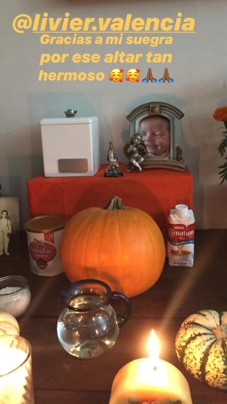 Altar de Dïa de Muertos de Dante Valencia Kellerman. | Fuente: instagram/brenda_kellerman Altar de Dïa de Muertos de Dante Valencia Kellerman. | Fuente: instagram/brenda_kellerman