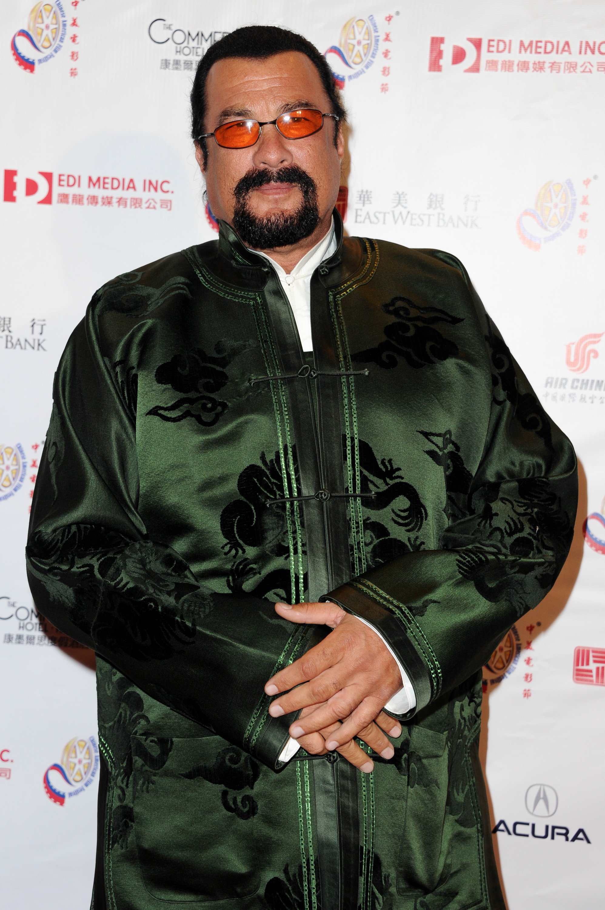 Actor Steven Seagal at Pasaden Civic Auditorium on November 4 2014 | Source: Getty Images