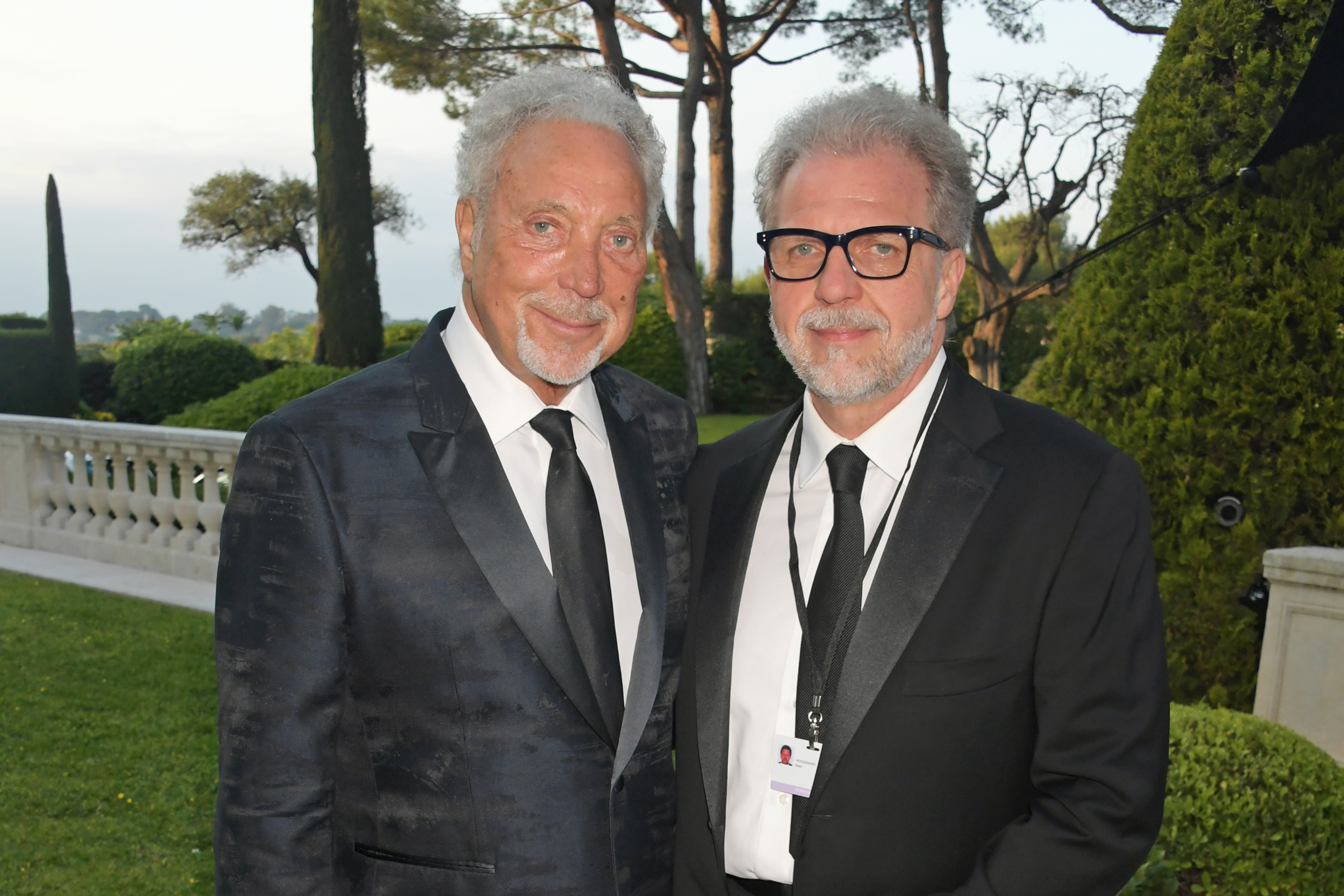 Tom Jones and Mark Jones attend the amfAR Cannes Gala 2019 at Hotel du Cap-Eden-Roc in Cap d'Antibes, France on May 23, 2019 | Source: Getty Images